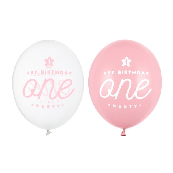 Strong Balloons One,  Pastel Baby Pink