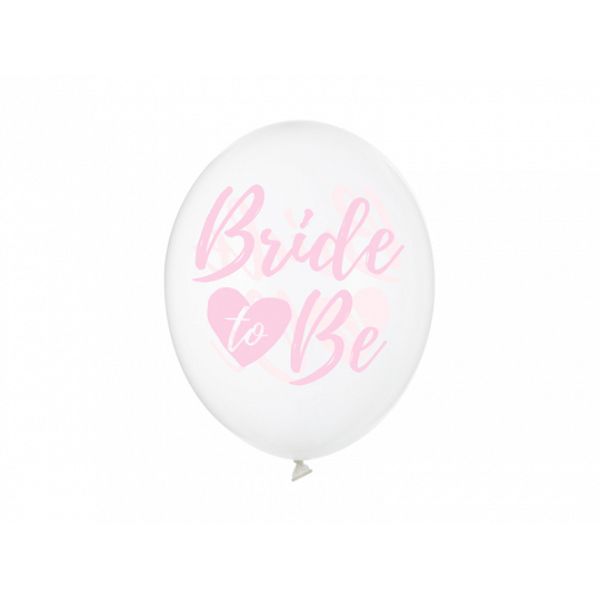 Balloons Bride to be, Crystal Clear