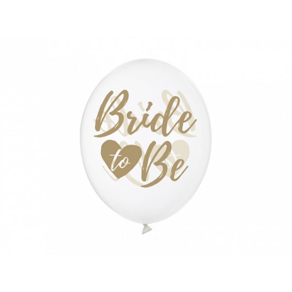 Balloons Bride to be, Crystal Clear