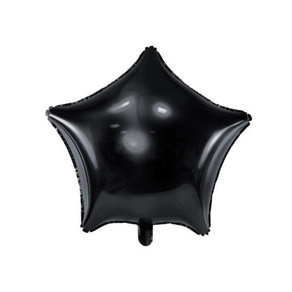 Foil Balloon Star, black