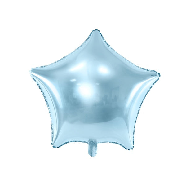 Foil Balloon Star, sky-blue