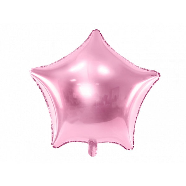 Foil Balloon Star, light pink