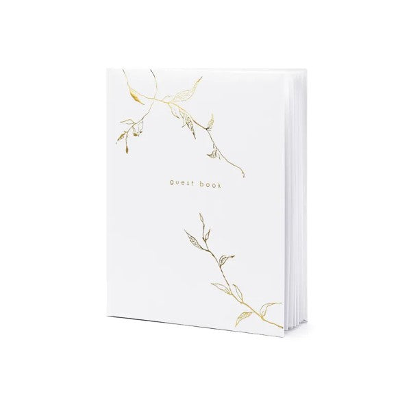 Guest Book, 20x24.5cm, white, 22 pages
