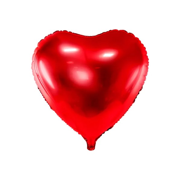 Foil Balloon Heart, red