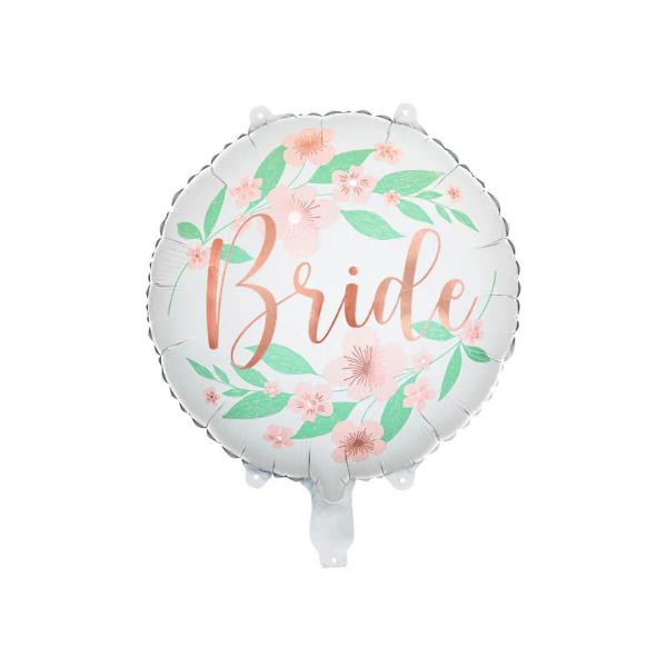 Bride to Be Flower  Foil Balloon