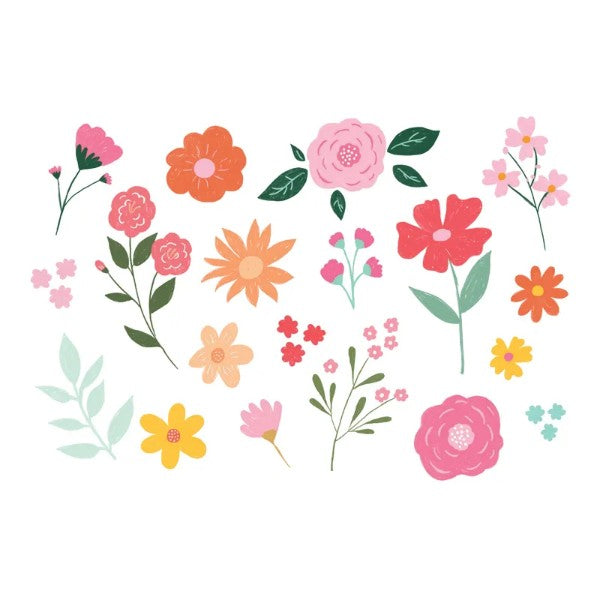 Temporary tattoos Flowers, mix