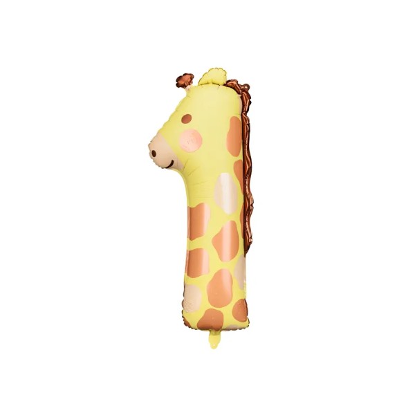 Foil balloon Number 1 - Giraffe
