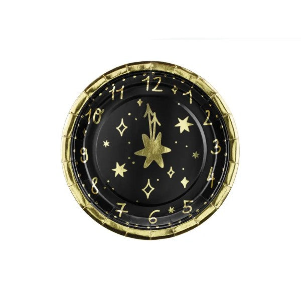 Paper plates Clock