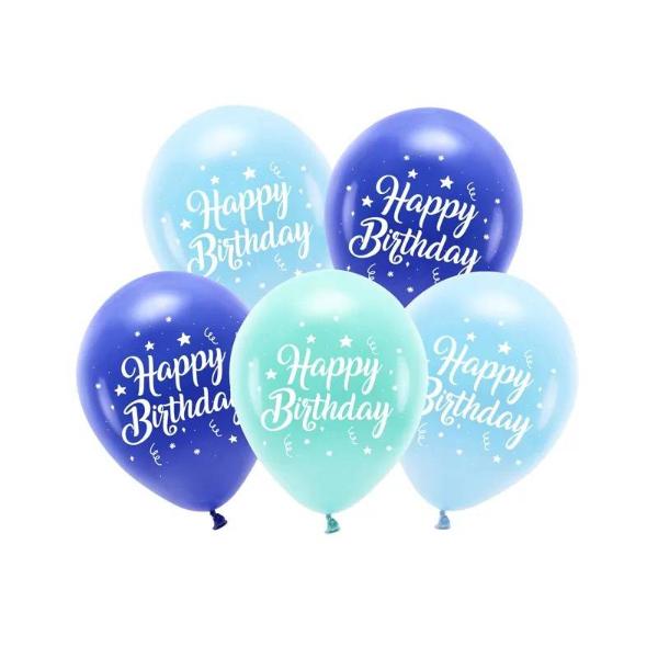 Pack Happy Birthday Latex balloons