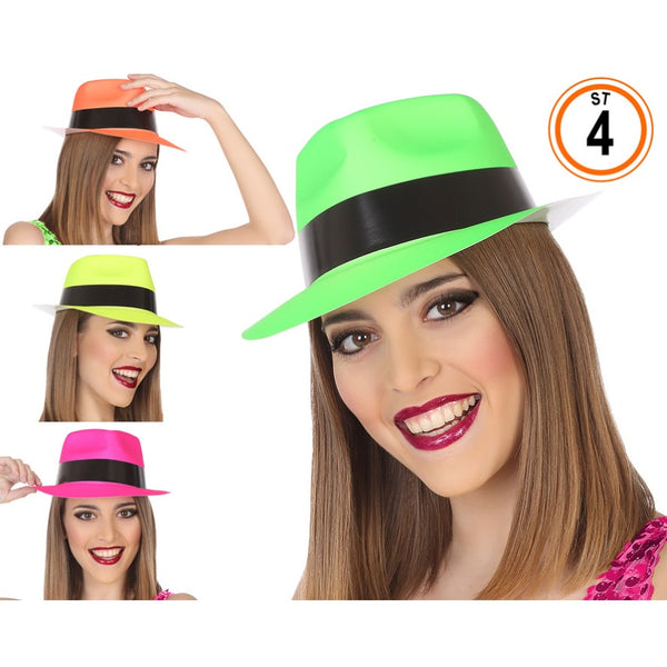 HAT 31X26 FLUORESCENT 4 ASS.