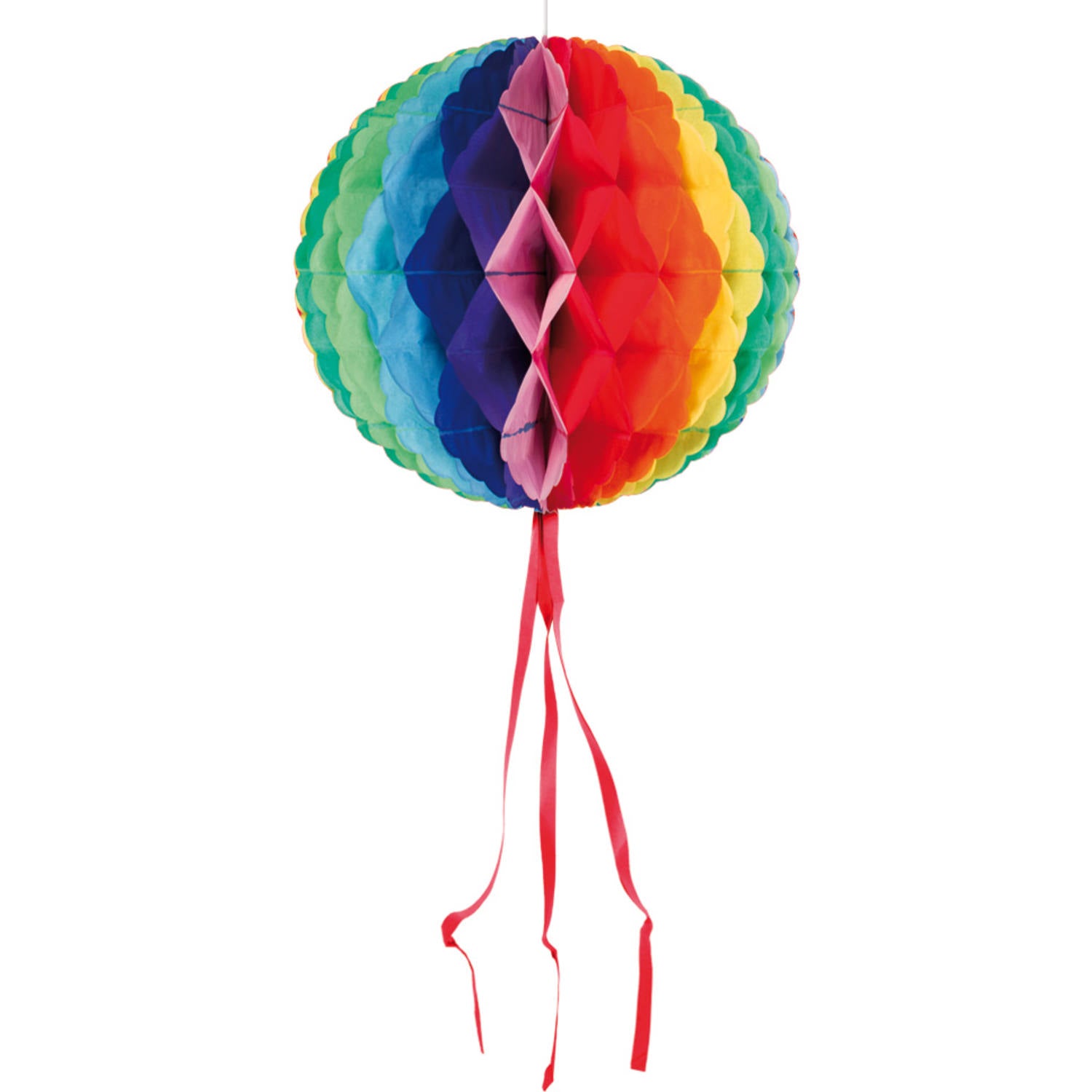 Colourful Honeycomb Ball - 30 cm