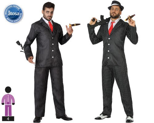 Costume Gangster/Ghost M-L
