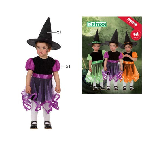 COSTUME WITCH 3 ASS. + 24 MONTHS