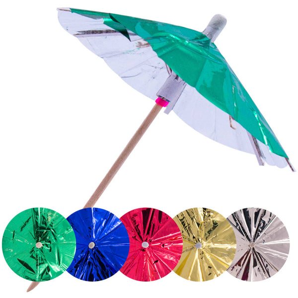 Parasol Prikkers 10cm Metallic / 15