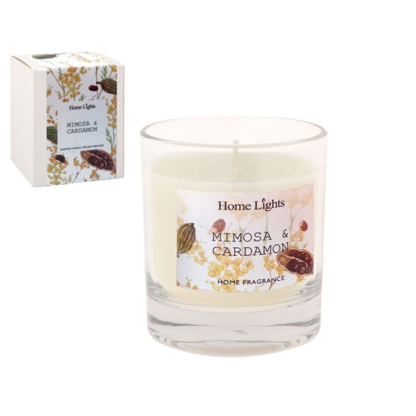 CANDLE 10X9X8.5CM  MIMOSA AND CARDAMOMO