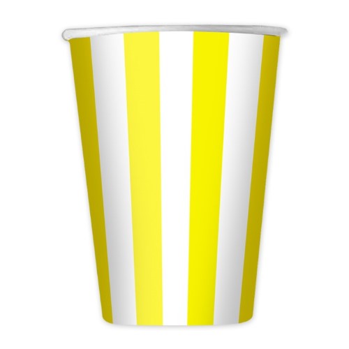 Cups Stripes Yellow