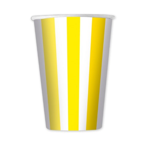 Cups Stripes Yellow