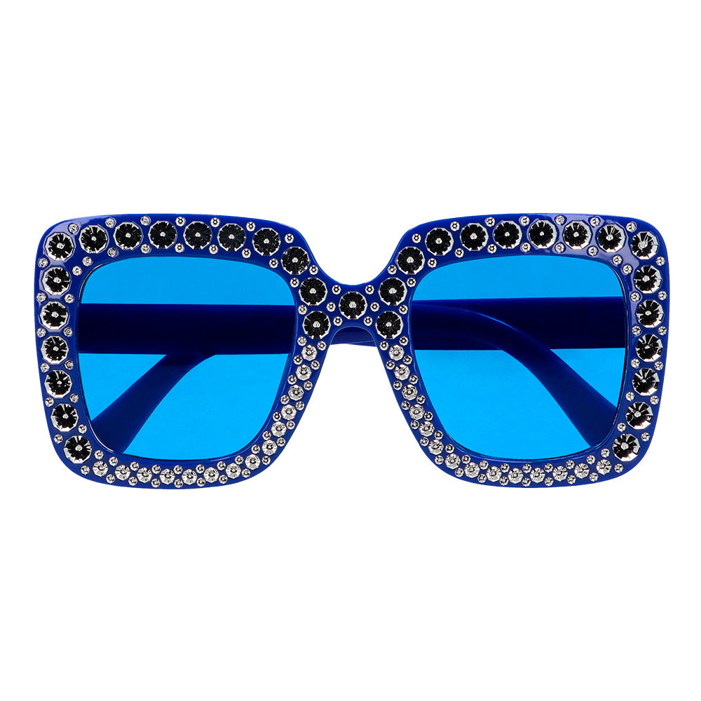Party glasses Bling bling blue