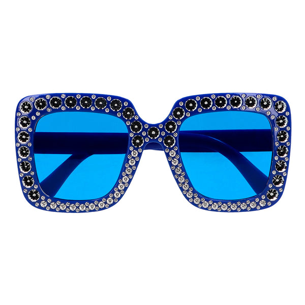 Party glasses Bling bling blue
