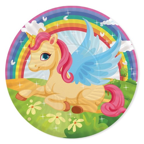 Plates Unicorns