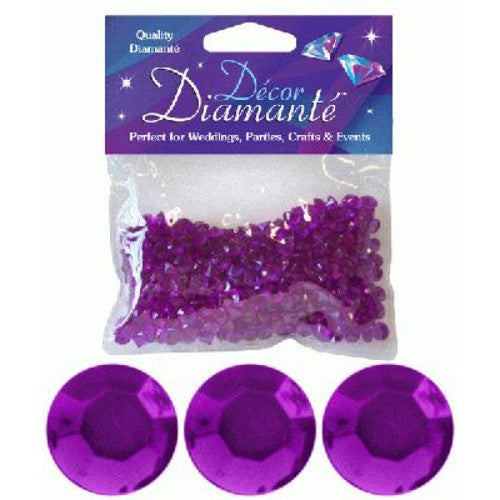 Crystal confetti, 6mm, Amethyst