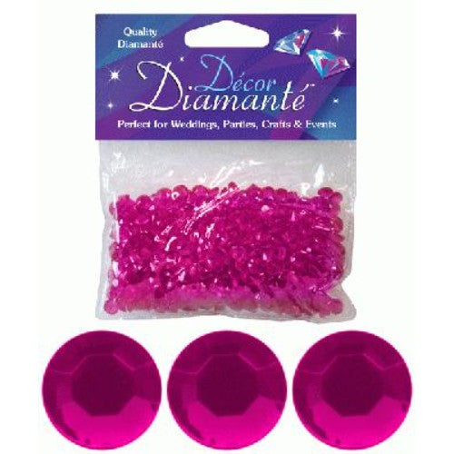 Crystal confetti, 6mm, Cerise