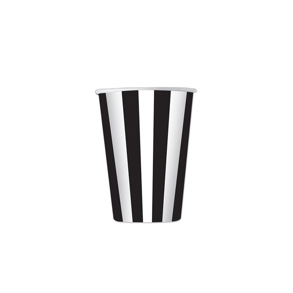 Black and White striped cups