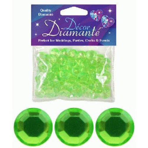 Crystal confetti, Lime
