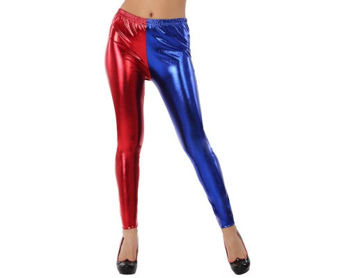 Leggings red and blue