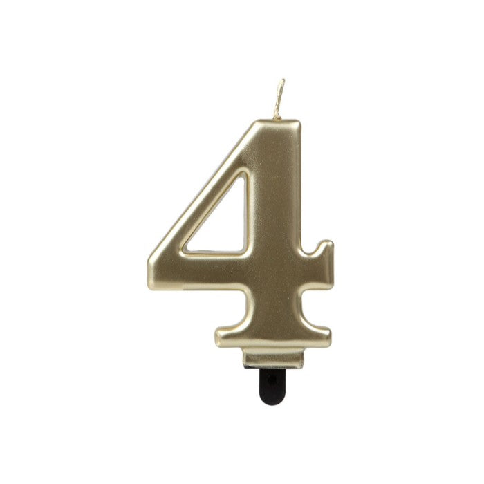 Candle No 4 Golden
