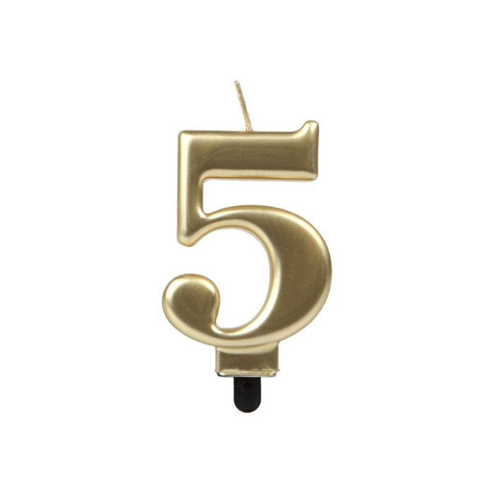 Candle No 5 Golden
