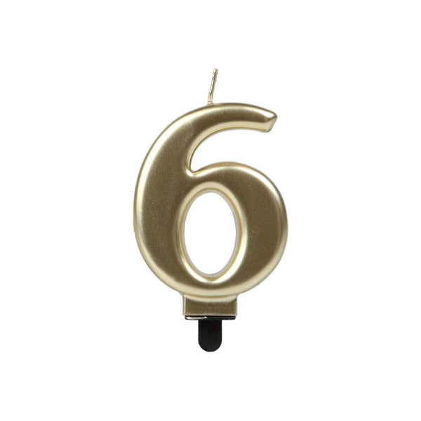 Candle No 6 Golden