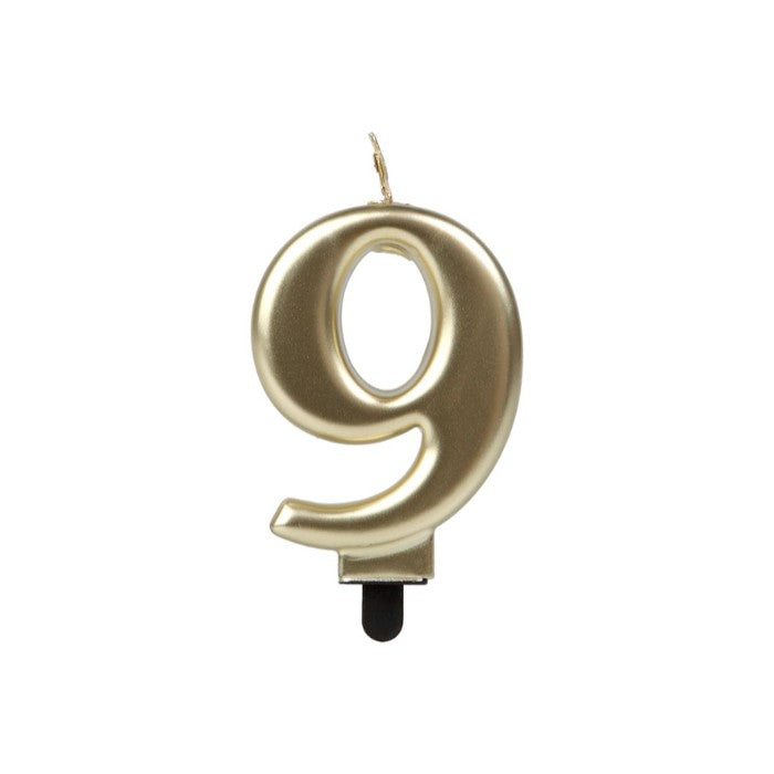 Candle No 9 Golden
