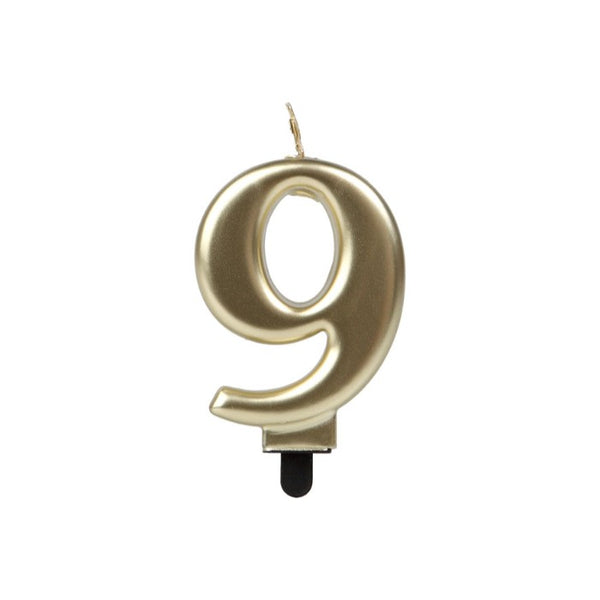 Candle No 9 Golden