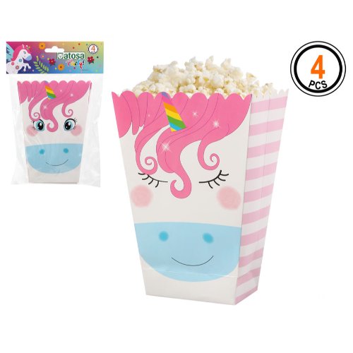 CANDY OR POPCORN BOX UNICORN