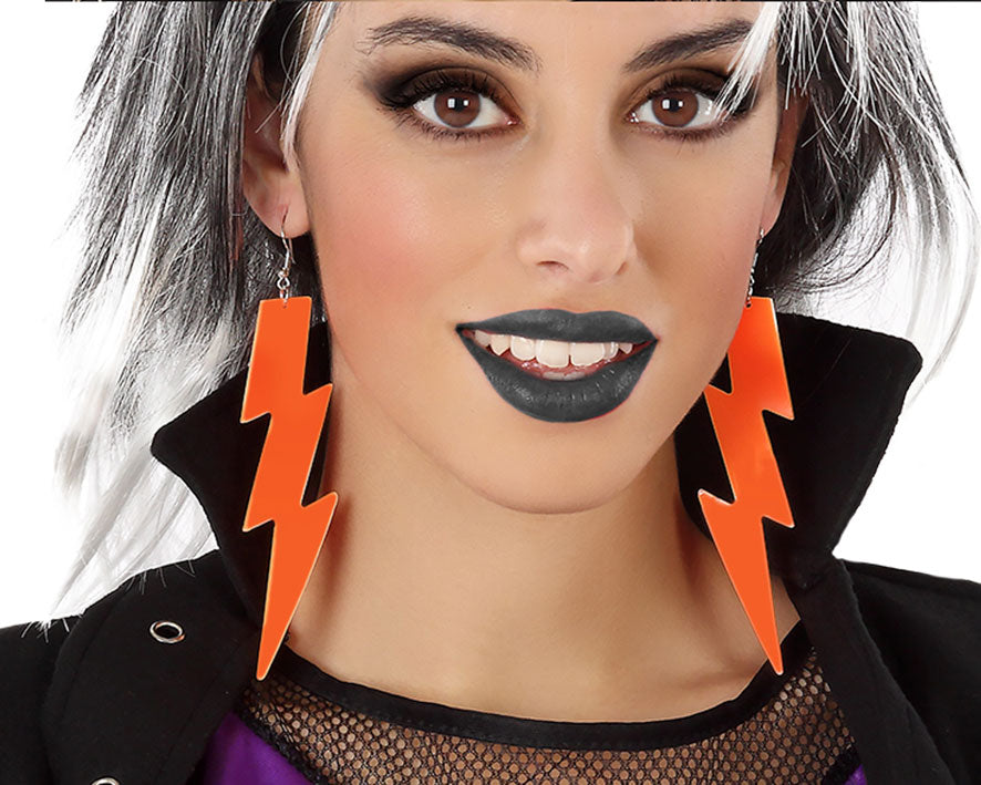 EAR RINGS NEON ORANGE
