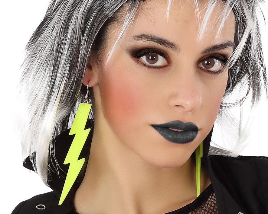 EAR RINGS NEON YELLOW