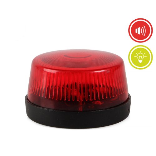 POLICE SIREN RED