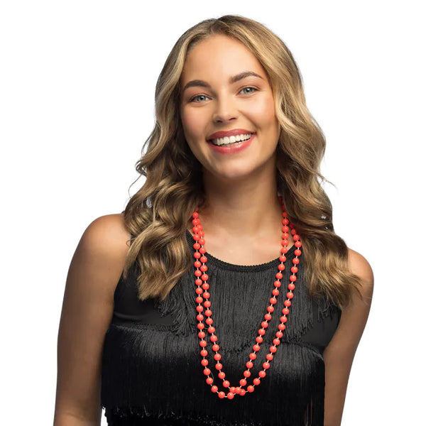 Set 2 necklaces Magali red