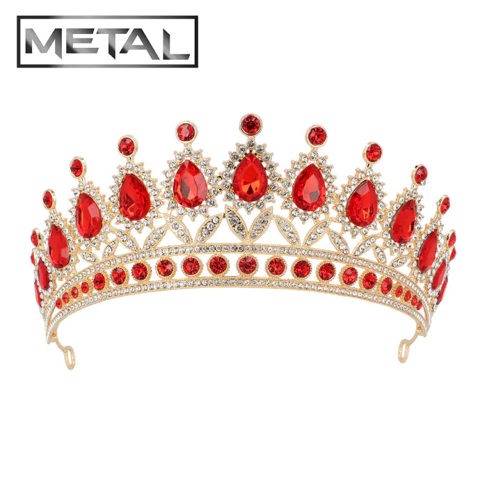 Metal diadem Royal Christina