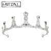 Metal diadem Royal Caroline
