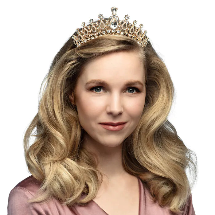 Metal diadem Royal Sophia