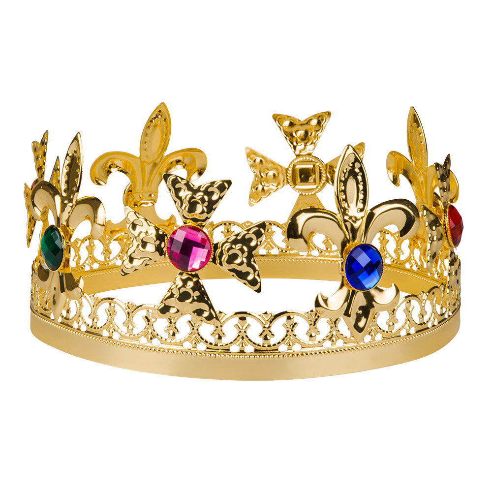 Metal crown Royal king gold