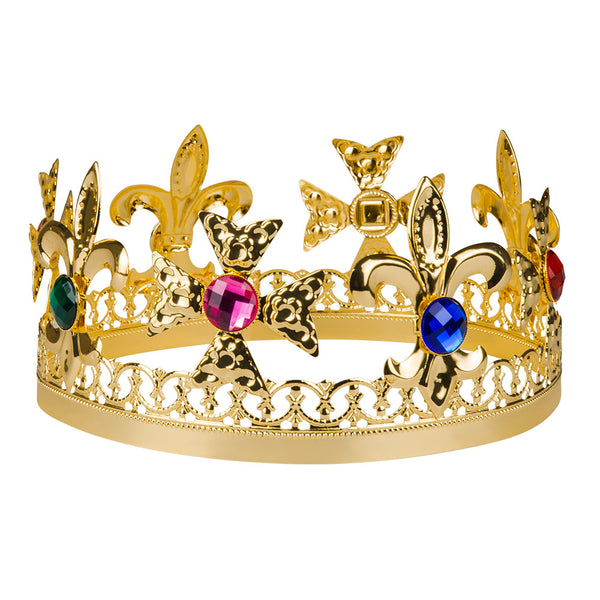 Metal crown Royal king gold