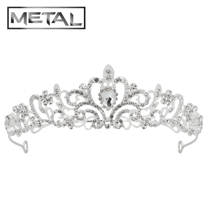 Metal diadem Royal Mary