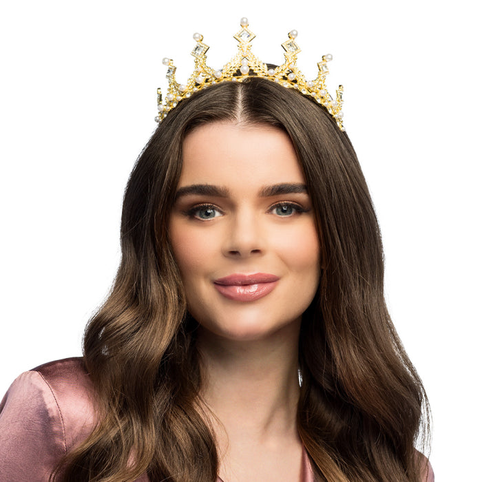 Metal diadem Royal Elizabeth