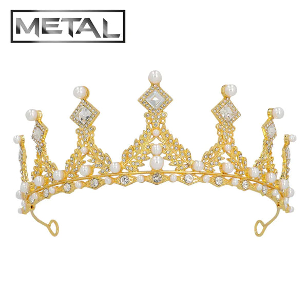 Metal diadem Royal Elizabeth