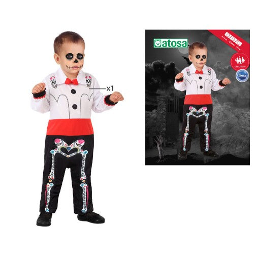 COSTUME SKELETON MEXICAN 6-12 MONTHS