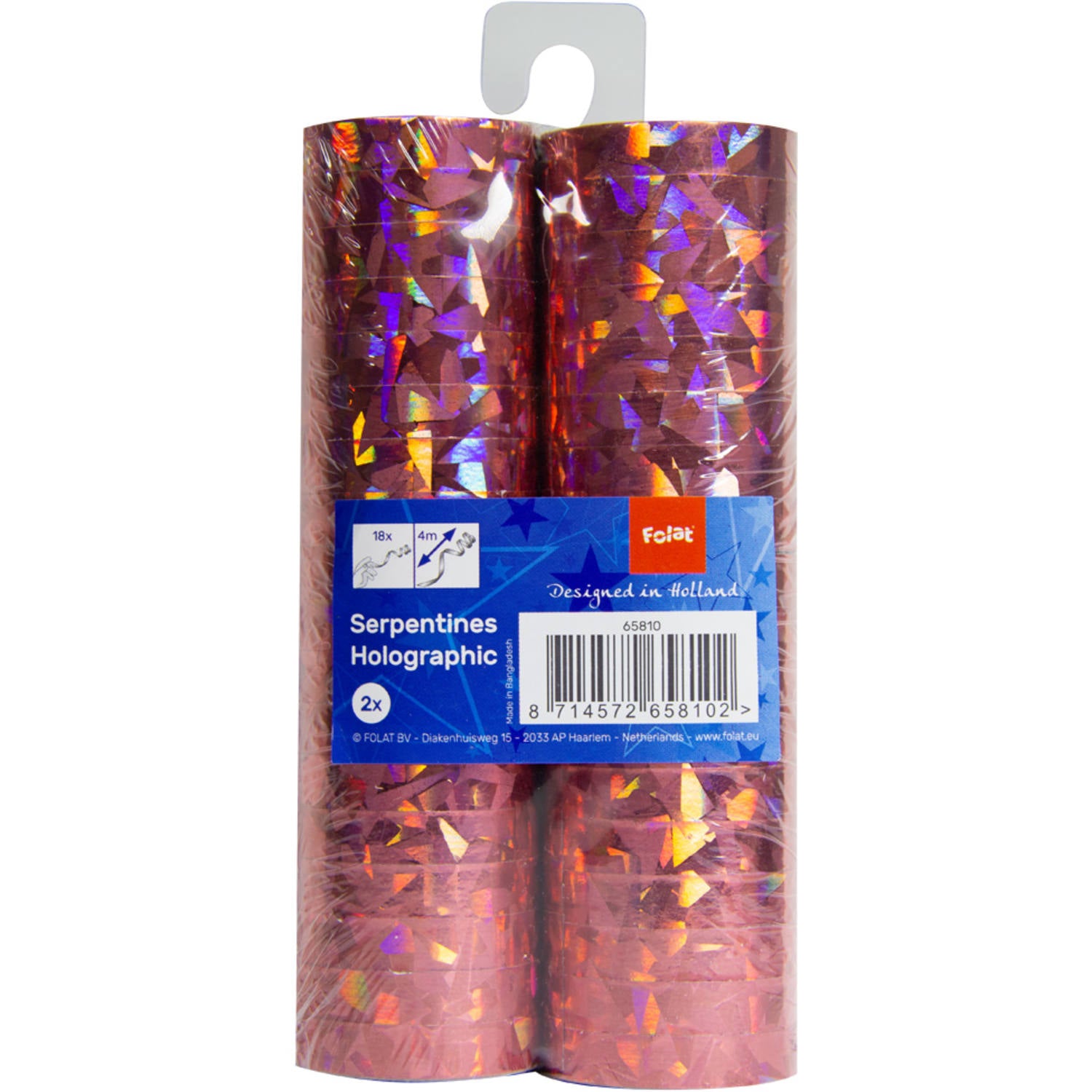 Serpentines Holograph Pink 4m /2