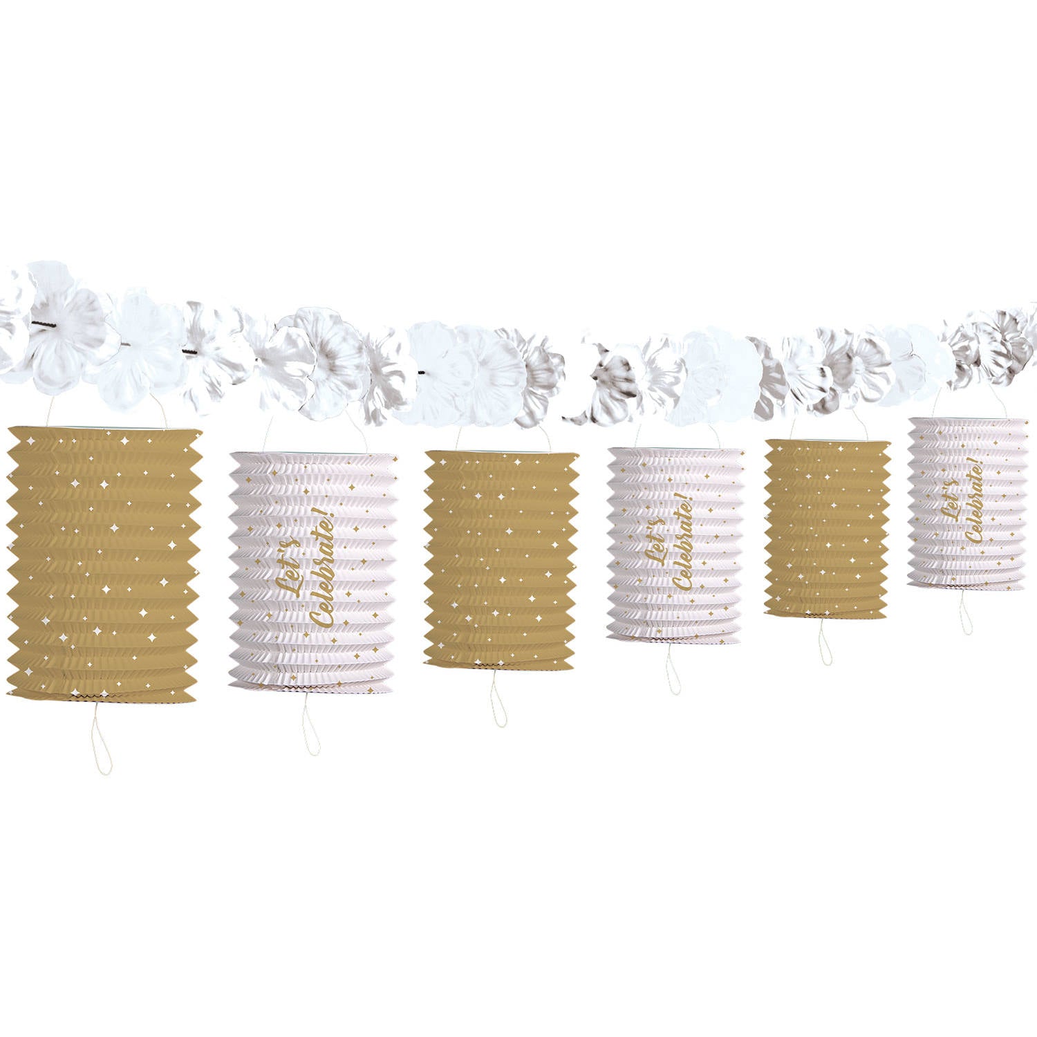 Garland + lanterns Wedding 3.6m